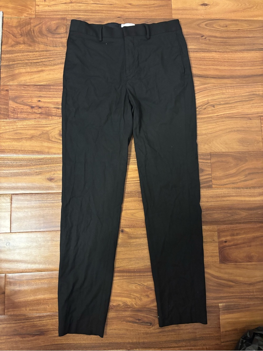 Topman Black Slim Dress Pants